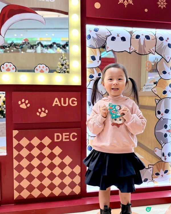 So cute😍馬鞍山新港城喵喵聖誕探險記😻萌爆打卡！📸
