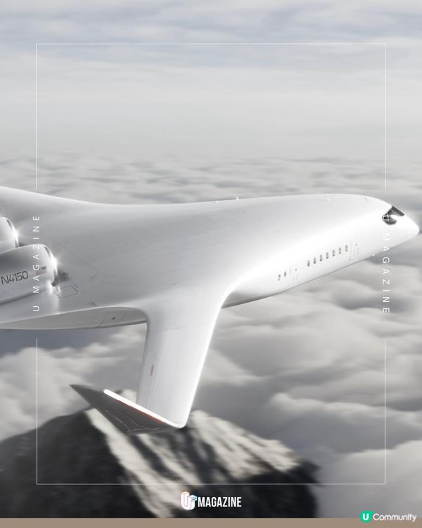 告別圓筒機身？「魔鬼魚」造型客機2030年登場！