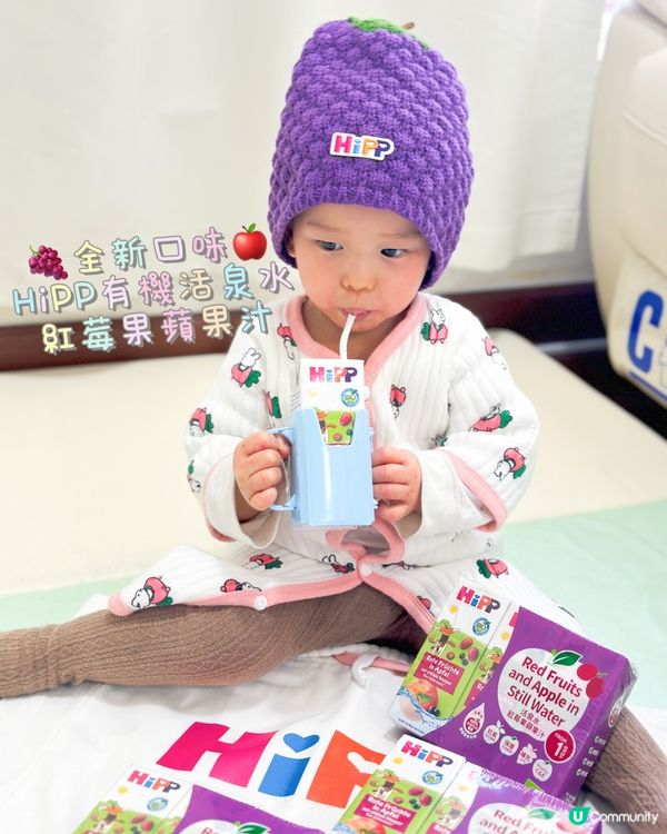 🍎hipp全新口味有機活泉水