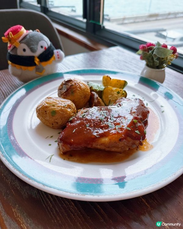 堅尼地城海景法餐，慢活享受！🌊☀️ 悠閒午餐推介！😋