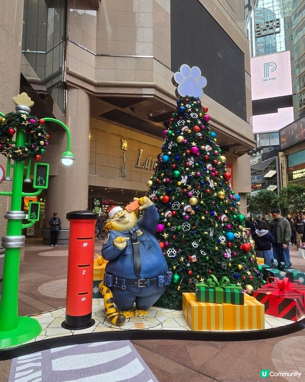 時代廣場zootopia聖誕燈飾