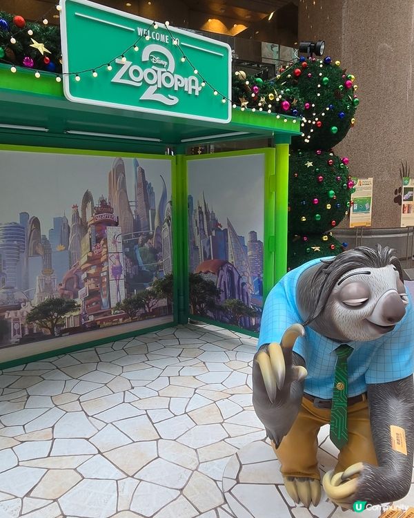 時代廣場zootopia聖誕燈飾