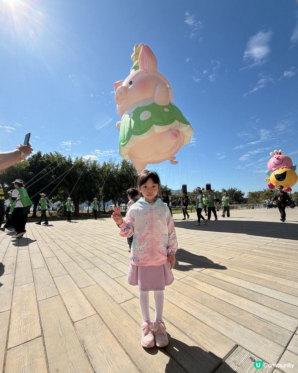 聖誕好去處🌟全港首個巨型IP氣球巡遊綵排登陸西九啦🥳