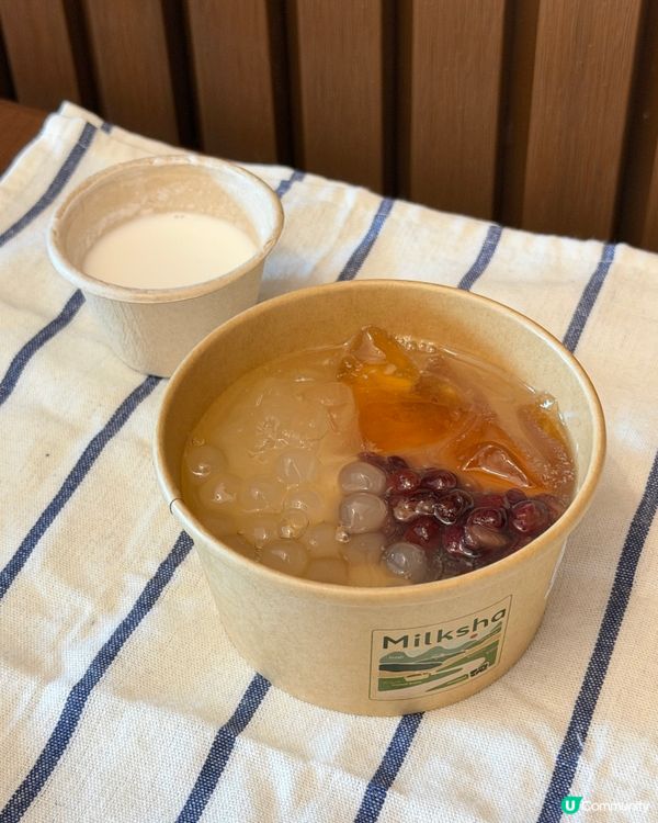 台式甜品控🤤！香港製造綿綿豆腐花仙草杯😋