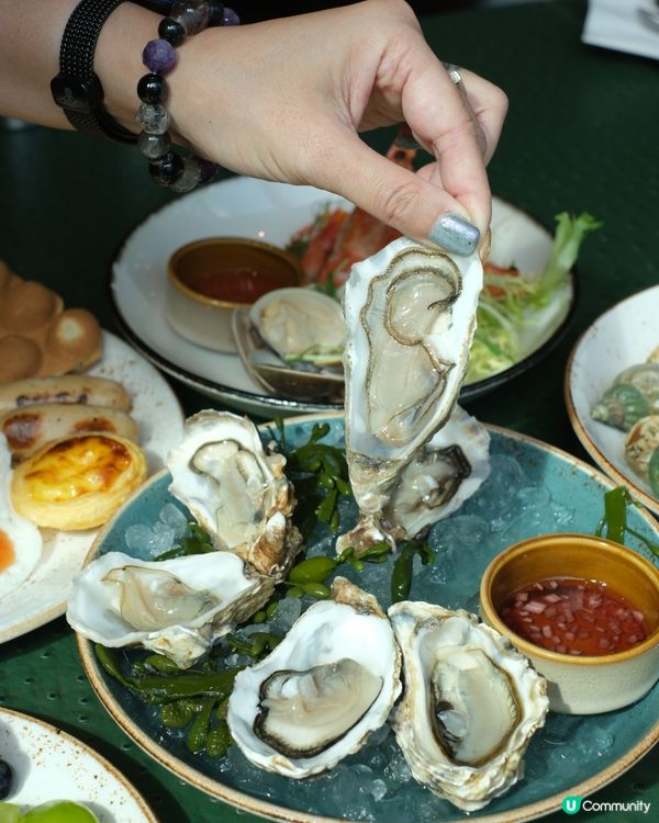 週末嘆海鮮早午餐！🦀🦐😋