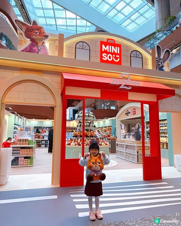 【MINISO聯乘迪士尼 3,000呎｢優獸市｣快閃店】