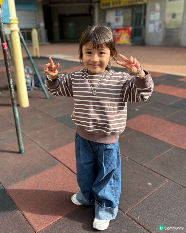 媽咪帶我落公園玩！☀️ 童年開心最重要！🥳