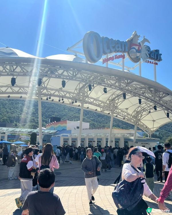 親子假日好去處📍香港海洋公園｜熊貓家姐細佬暴風式成長🐼 🐼