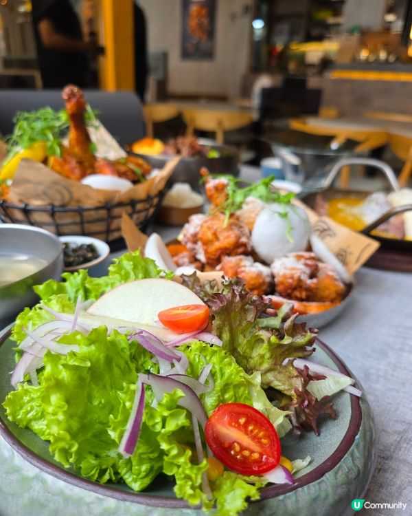 健康焗雞 x鐵板芝士咖喱牛肋肉飯