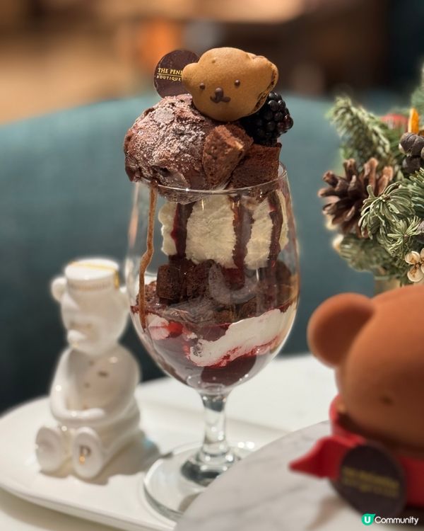 半島精品店打卡📸！冬日限定黑森林巴菲超夢幻！😋