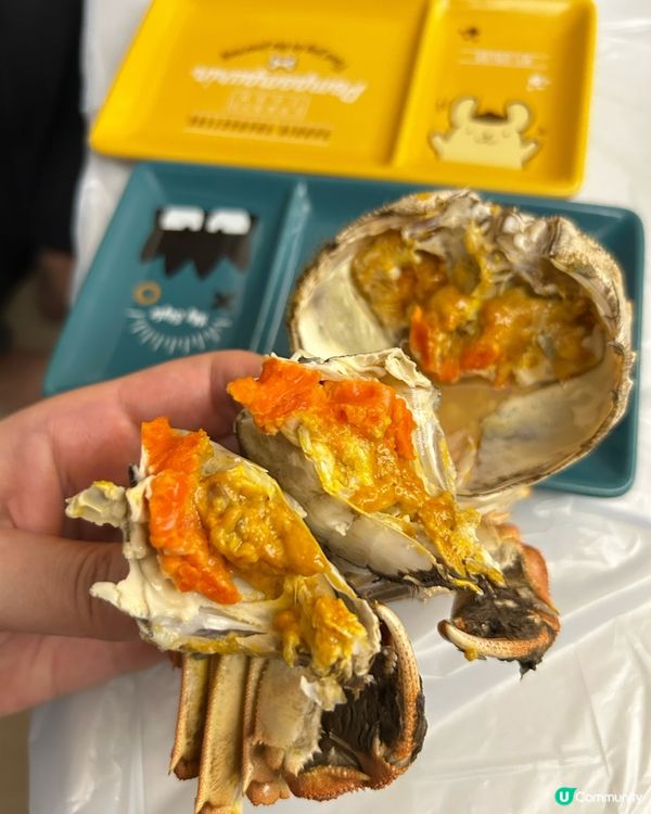 🦀 大閘蟹 ➕ 蝦乾叉燒飯