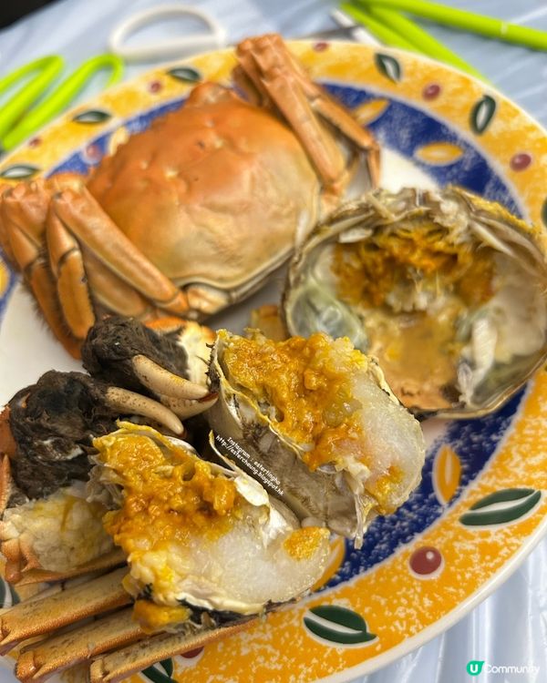 🦀 大閘蟹 ➕ 蝦乾叉燒飯