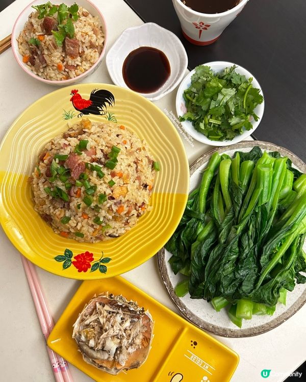 🦀 大閘蟹 ➕ 蝦乾叉燒飯