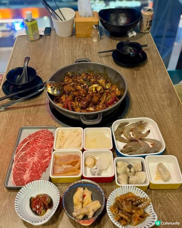 二鍋頭雞煲烤魚任食！🤤 旺角開餐啦！