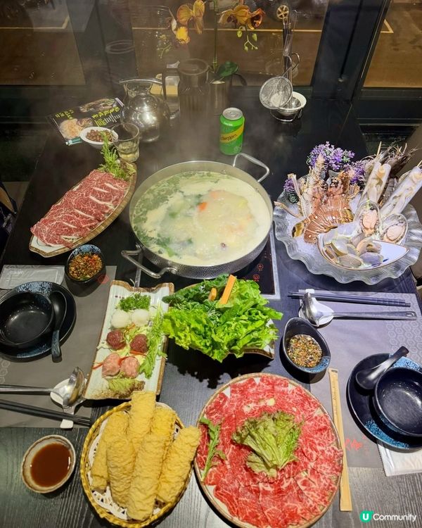 火薈中日火鍋🔥太子必食！鮑魚龍蝦餐🦞！