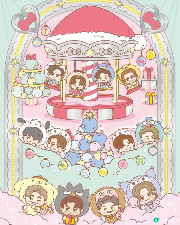 又一城聖誕🎄! 12子現身! 必影旋轉木馬🎠!