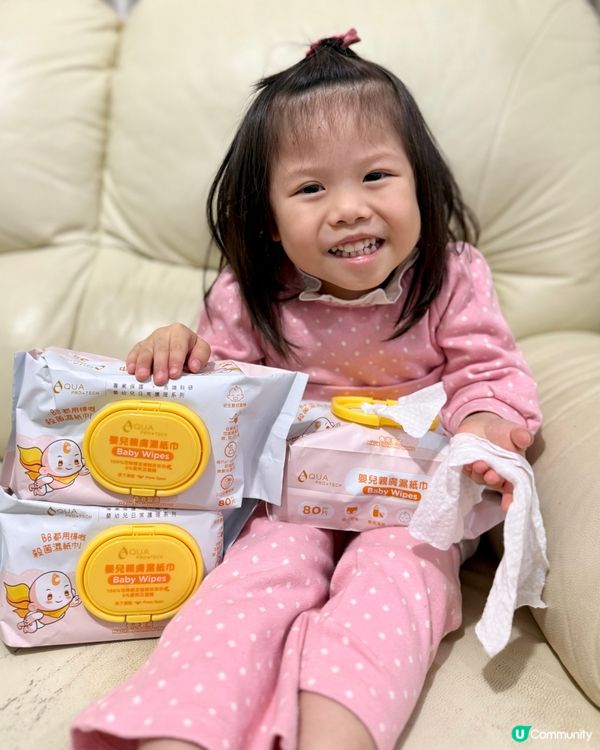嬰兒親膚濕紙巾超好用🤩 殺菌又低敏