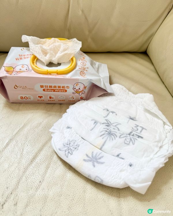 嬰兒親膚濕紙巾超好用🤩 殺菌又低敏