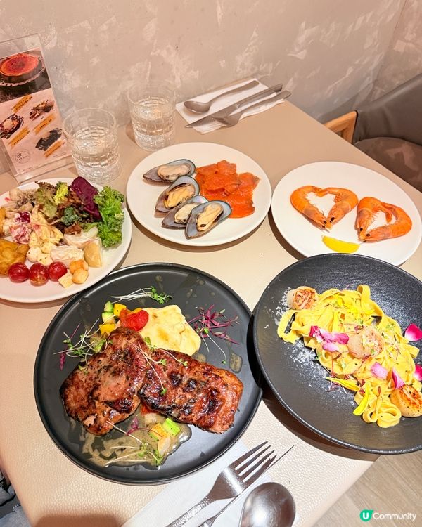 今日同小朋友去咗一家半自助buffet,真係好值得推介!😋