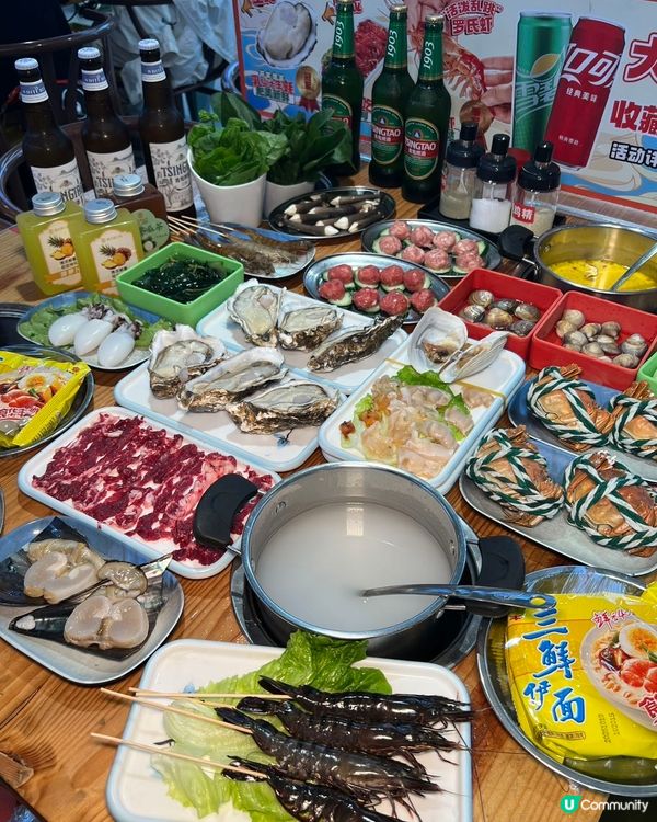 深圳海鮮煲仔粥🤤！百款食材任你揀！😋