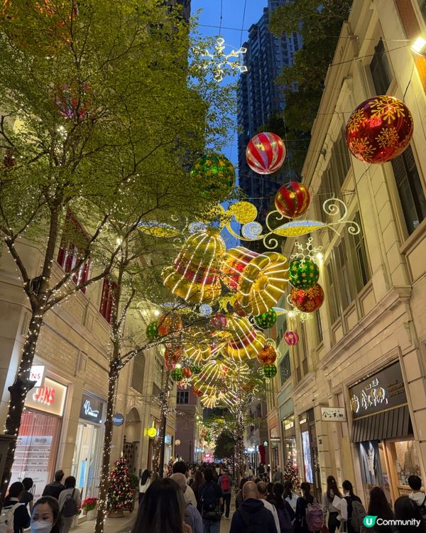 利東街聖誕燈飾✨靚到爆！🎄香港聖誕燈飾🇭🇰