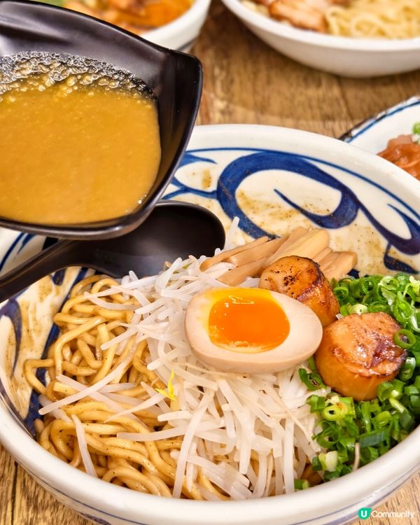 期間限定帆立貝山葵油麵