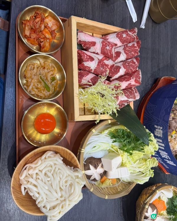 海山板神🤤荃灣食壽喜燒！😋