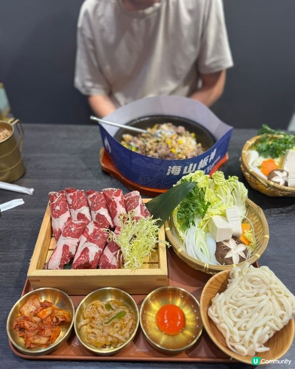 海山板神🤤荃灣食壽喜燒！😋