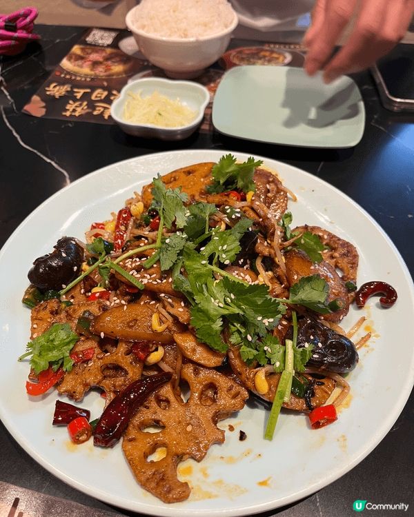 十二味的全素干鍋🥰🥰超級好味！！大家可以試吓，好送飯😍😋😋平...