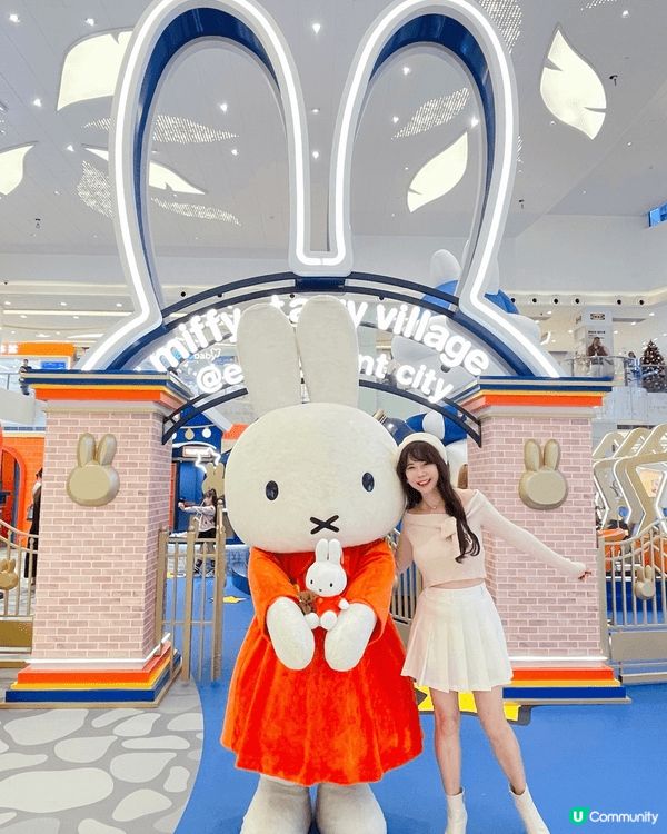 被miffy的快樂感染🐰幸福感滿滿的一天！來到了將軍澳東港城...