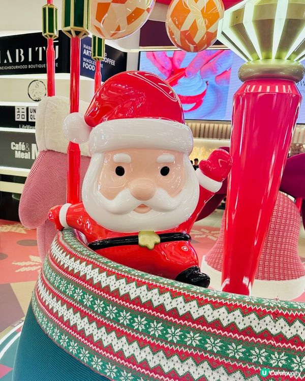 聖誕老人出現啦!尖東美麗華廣場地庫~