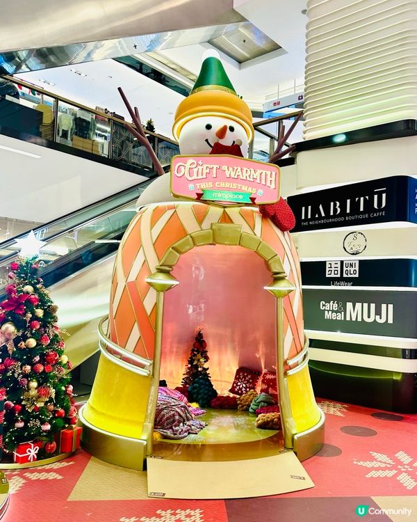 聖誕老人出現啦!尖東美麗華廣場地庫~