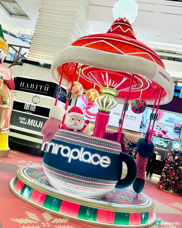 聖誕老人出現啦!尖東美麗華廣場地庫~