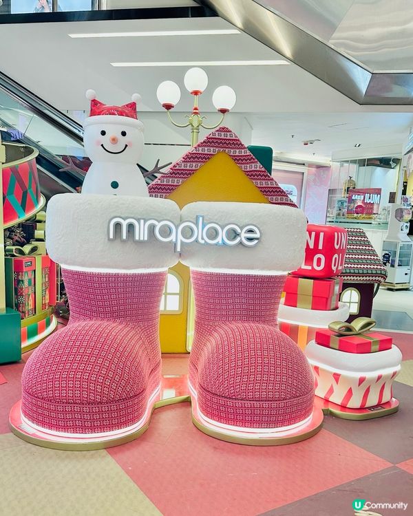 聖誕老人出現啦!尖東美麗華廣場地庫~