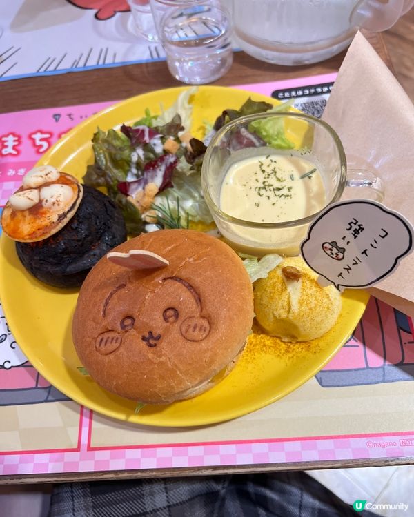 2025/11/24 11月東京遊 Day 2 #2🤍💙💛Chiikawa餐廳🍴🍨🍰