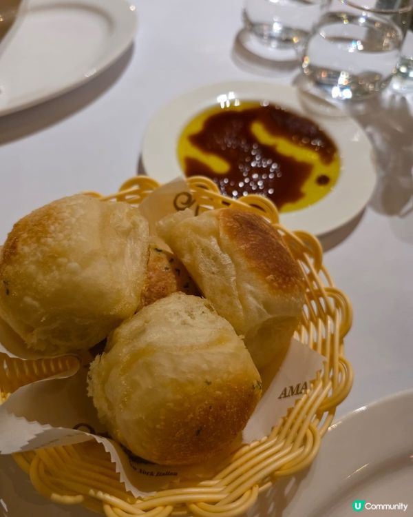 開胃小菜+意粉+牛柳！😋 意大利餐廳一個字，正！