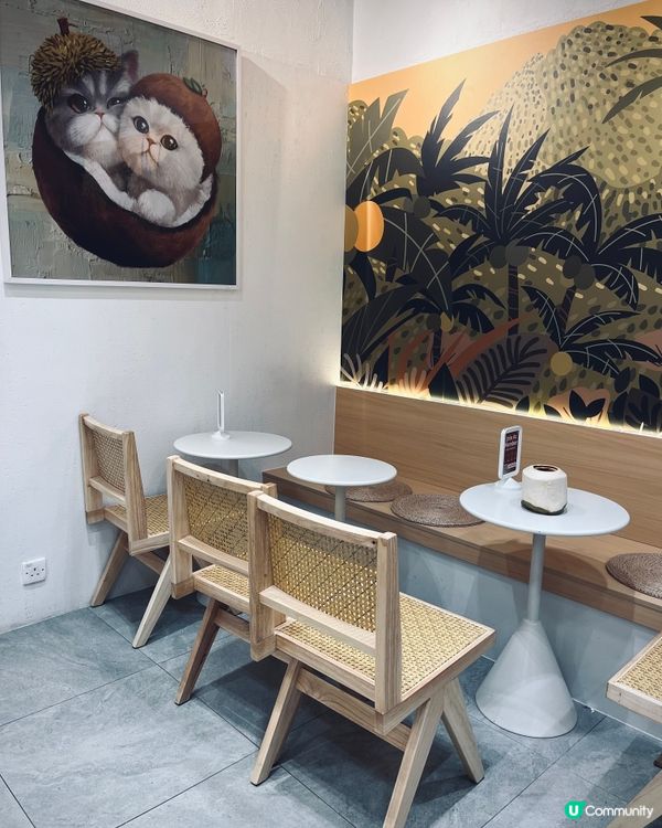 貓貓控注意😻灣仔椰子主題茶飲甜品店🥥