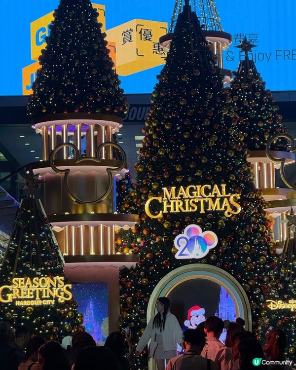 限量周邊迪士尼Fans集結🎄9米高聖誕樹＋Duffy打卡區😍