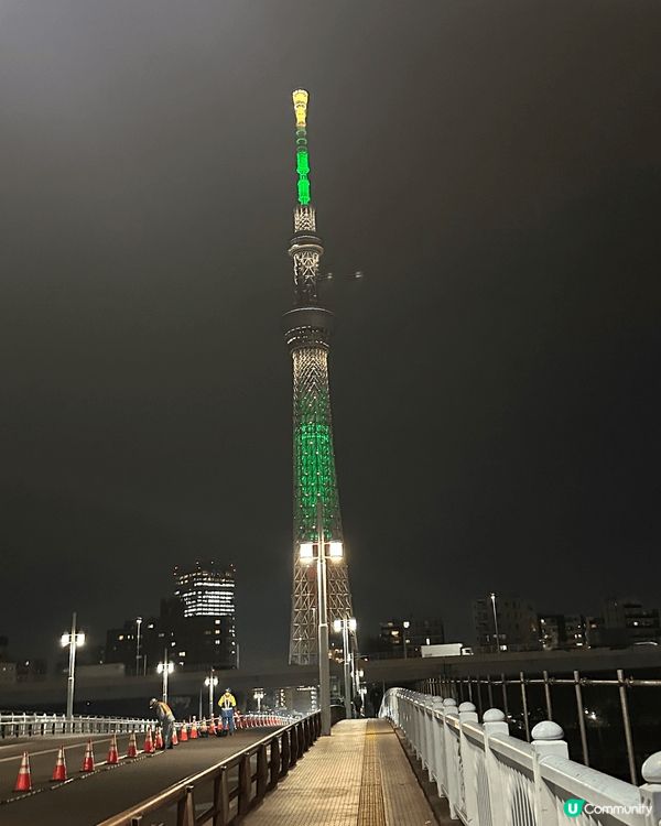 東京晴空塔化身聖誕樹 , 加倍夢幻!