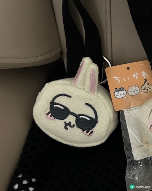 啱啱去完日本返嚟，帶埋B B造型的Usagi兔子返屋企🤭，戴...