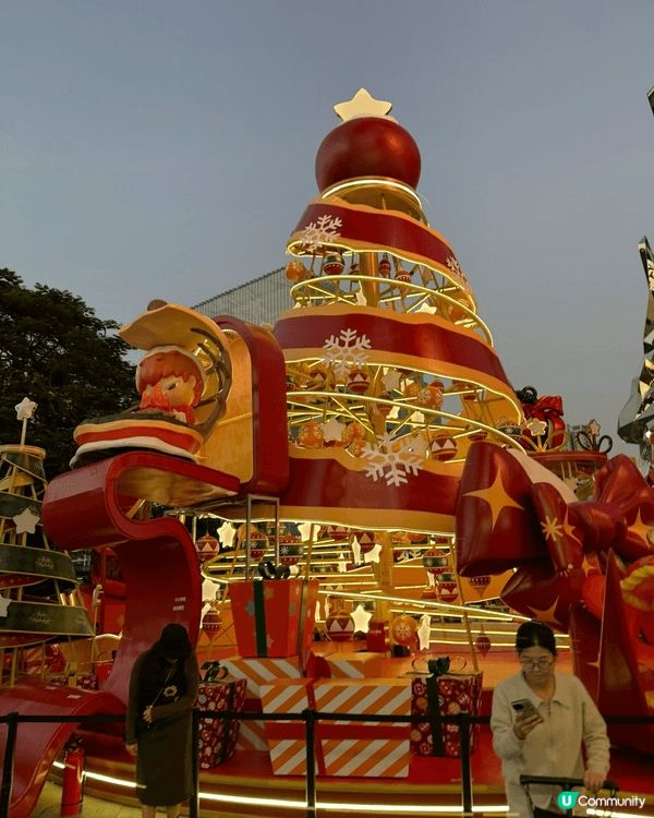 深圳也走得太超前啦 聖誕氣氛超濃厚