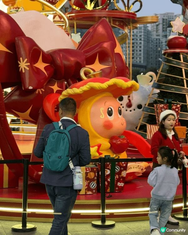 深圳也走得太超前啦 聖誕氣氛超濃厚