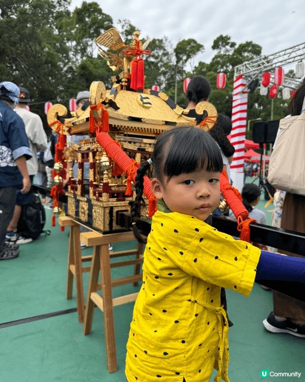 係花墟公園舉辦既日本秋祭好有氣氛，好多日本人黎玩，真係好似去...