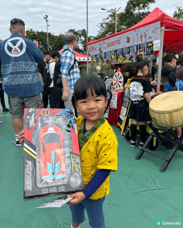 係花墟公園舉辦既日本秋祭好有氣氛，好多日本人黎玩，真係好似去...