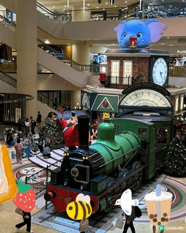 聖誕佳節，想感受聖誕氣氛，又或者想打卡及和小孩影相，金鐘太古...