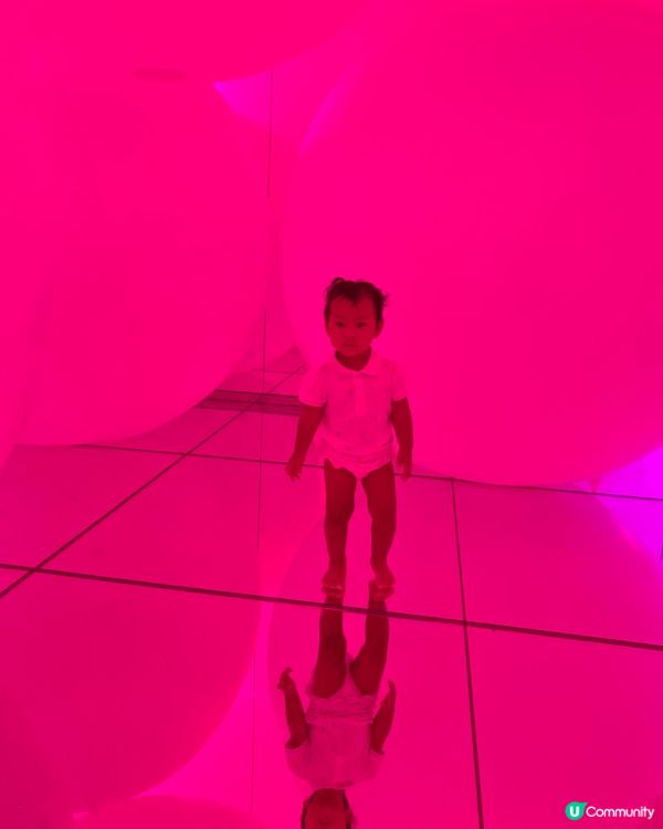 假期同小朋友去左東京teamlab，真系好好的體驗，完全系沉...