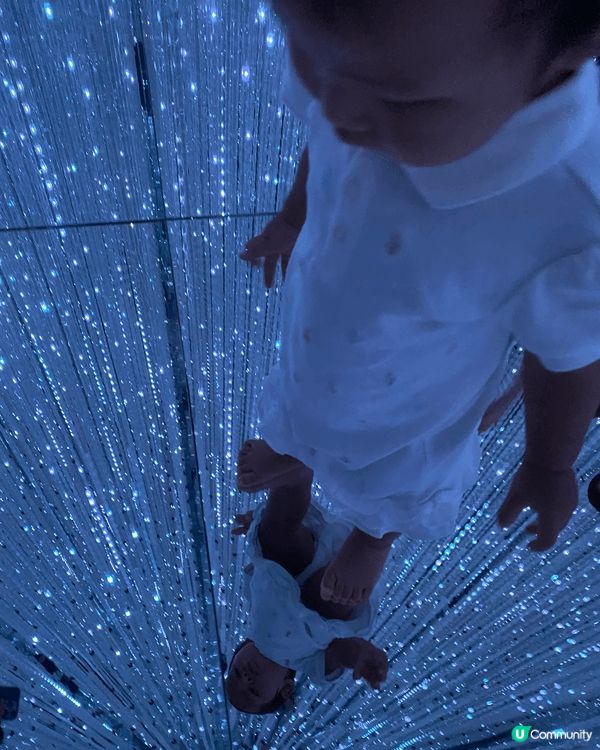 假期同小朋友去左東京teamlab，真系好好的體驗，完全系沉...