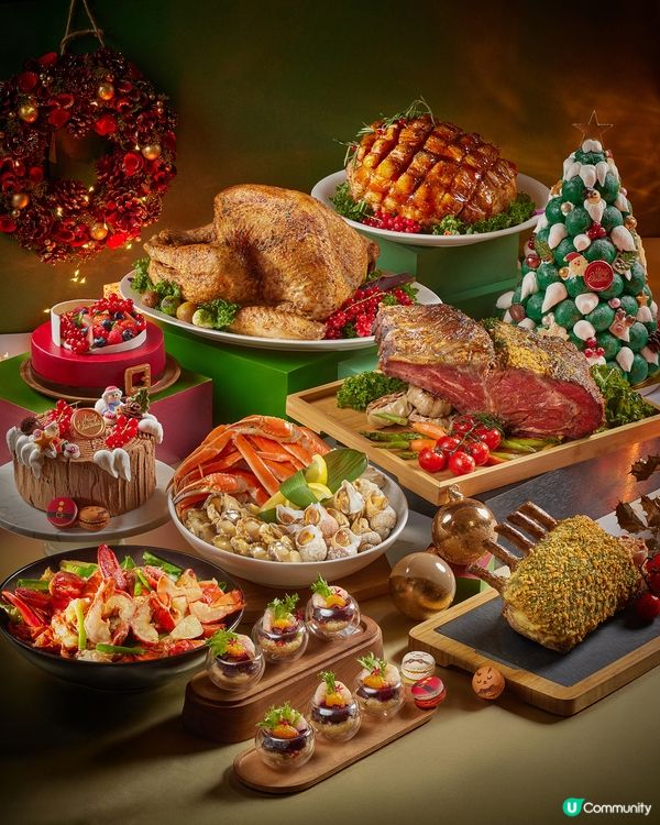 【聖誕送禮🎄】請您食如心酒店豪華雙人自助餐！