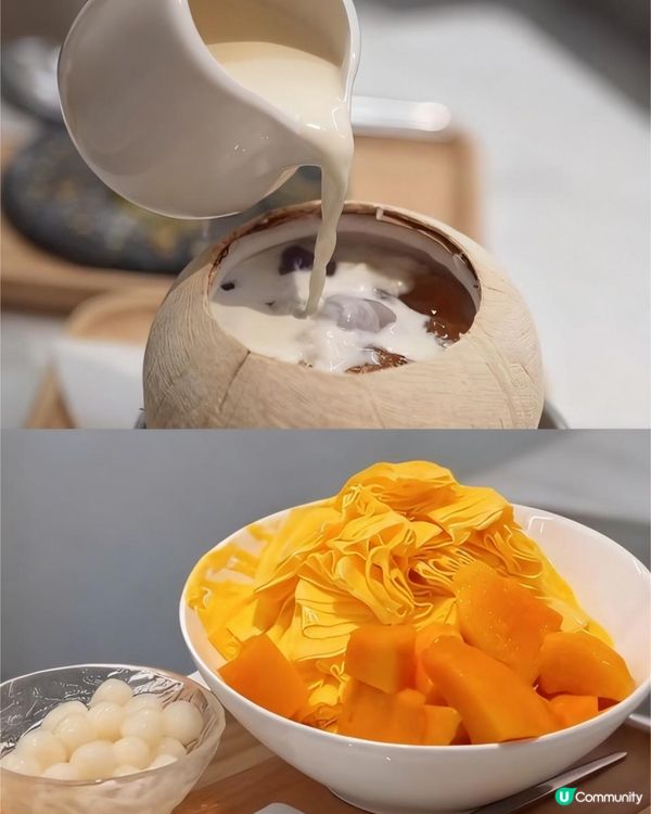 旺角呢間甜品店 Fully View，鮮奶椰皇燉蛋白同芒果綿綿冰勁過癮，食過返尋味！
