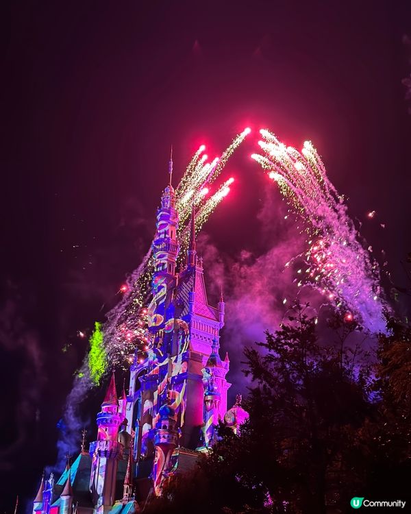 迪士尼煙花夜